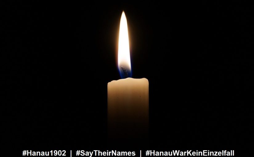 Im Gedenken an die Opfer des Anschlags in Hanau
